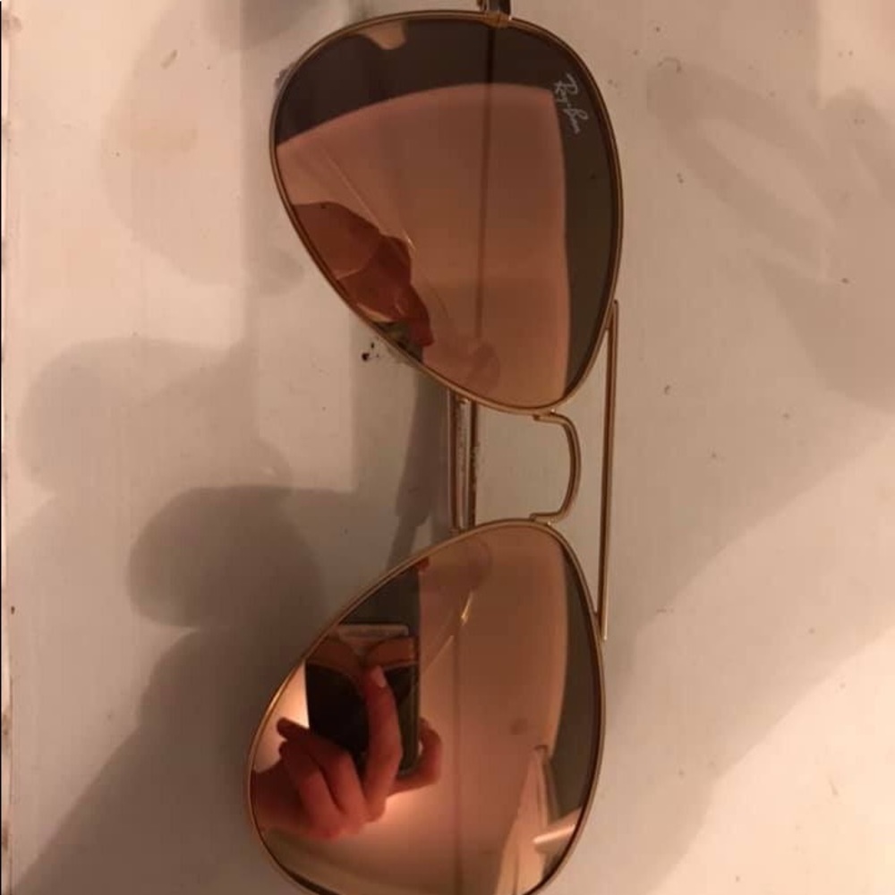 Kids Rayban Aviators Copper